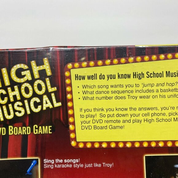 High School Musical DVD Board Game 2006 Disney Chanel Brand New Sealed - Picture 8 of 12